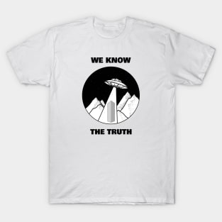 Utah Monolith Aliens UFO - We Know the Truth T-Shirt